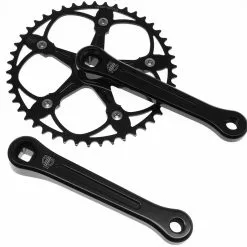 BLB Brick Lane Bikes Pista Vera Crankset Track Cranks - 46t - 165mm