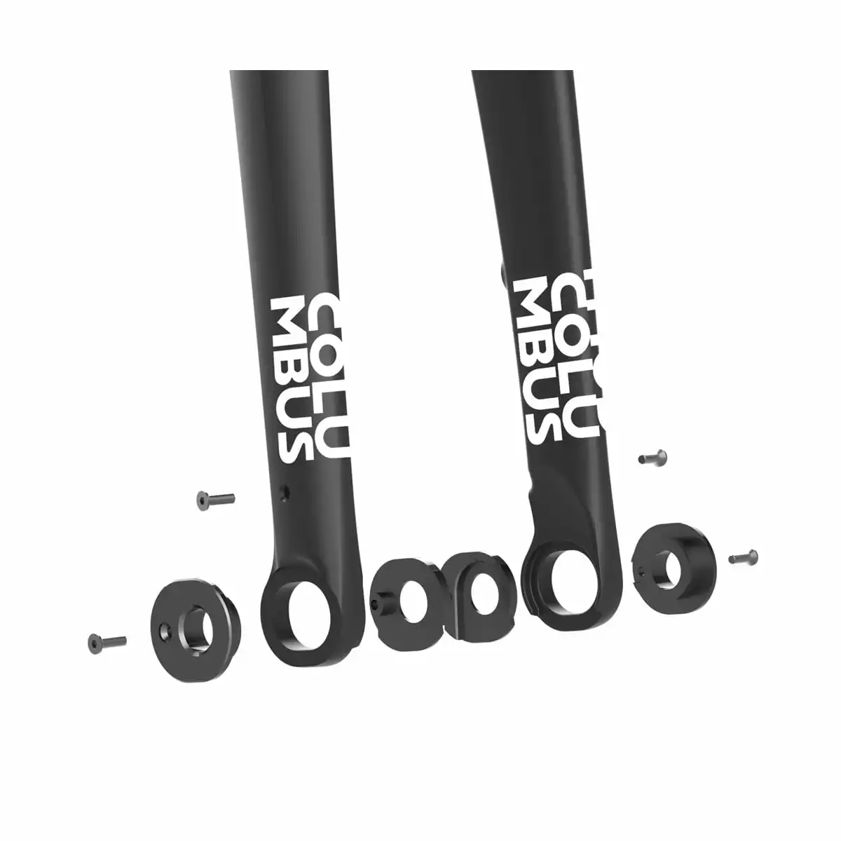 COLUMBUS Futura Adventure 28 Inch Vork 1 1/8''-1 1/2'', PM Disc - Zwart Mat - Afbeelding 5