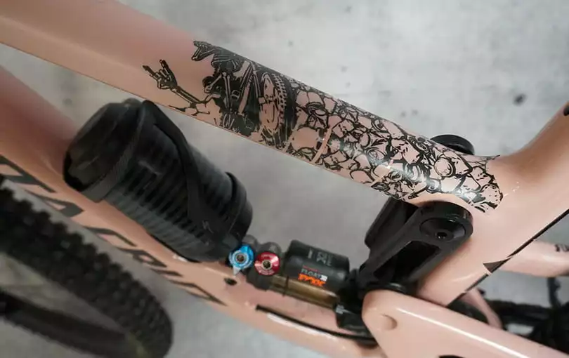 Dyedbro Frame Beschermingskit - Ride Or Die Zwart - Afbeelding 3