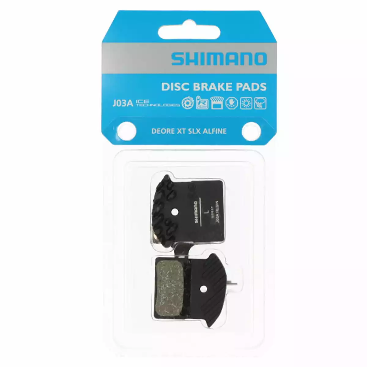 Shimano J03A Remblok Ice-Tech Hars - XTR XT SLX Alfine - Afbeelding 2