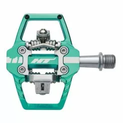 HT T1 Trail Clipless Pedaal - Cyaan Groen