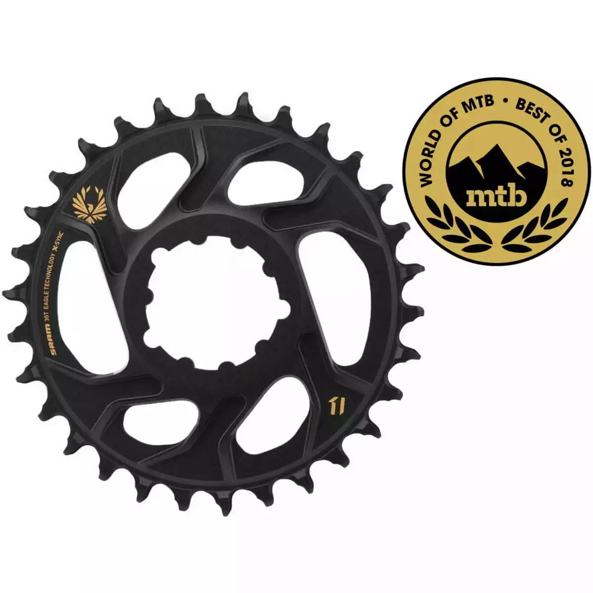 SRAM Kettingring X-Sync 2 Eagle - Offset 3 Mm (Boost) - Maangrijs - 30 Tanden - Afbeelding 4