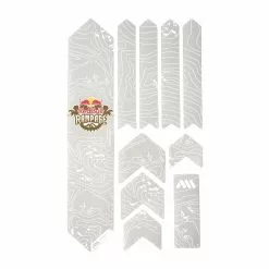 AMS - All Mountain Style Framebescherming Sticker Extra - Red Bull Rampage Wit