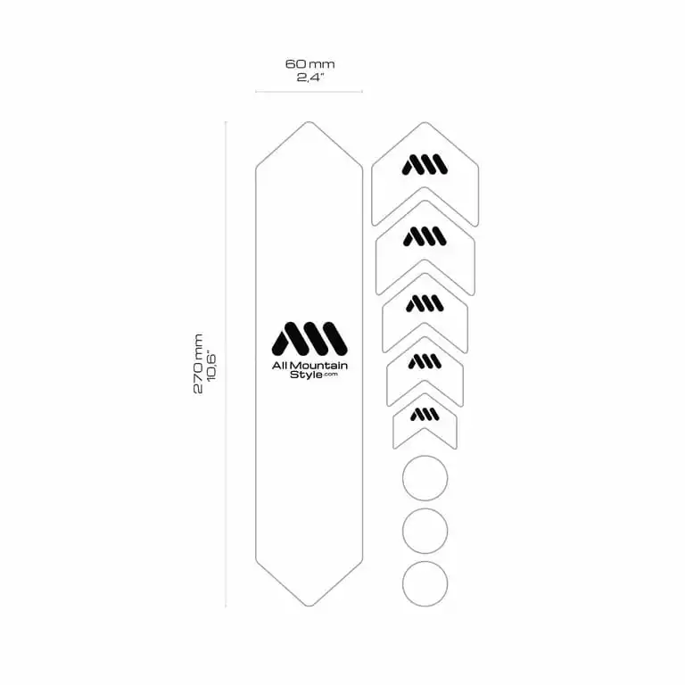 AMS - All Mountain Style Honeycomp Frame Guard - Transparant - Afbeelding 3
