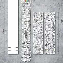 Dyedbro Beschermingsset Voor Frame - Enduro World Series Zwart