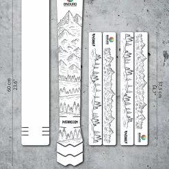Dyedbro Frame Beschermings Kit - EWS Bergen - Zwart Mat