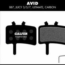 GALFER Standaard Remblok - Avid BB7, Juicy 3/5/7/Ultimate/Carbon