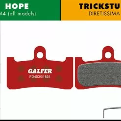 GALFER Geavanceerde Remblokken Voor Hope / Trickstuff - Rood