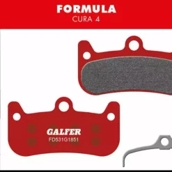 GALFER Advanced Remblokken Voor Formula Cura 4 - Rood