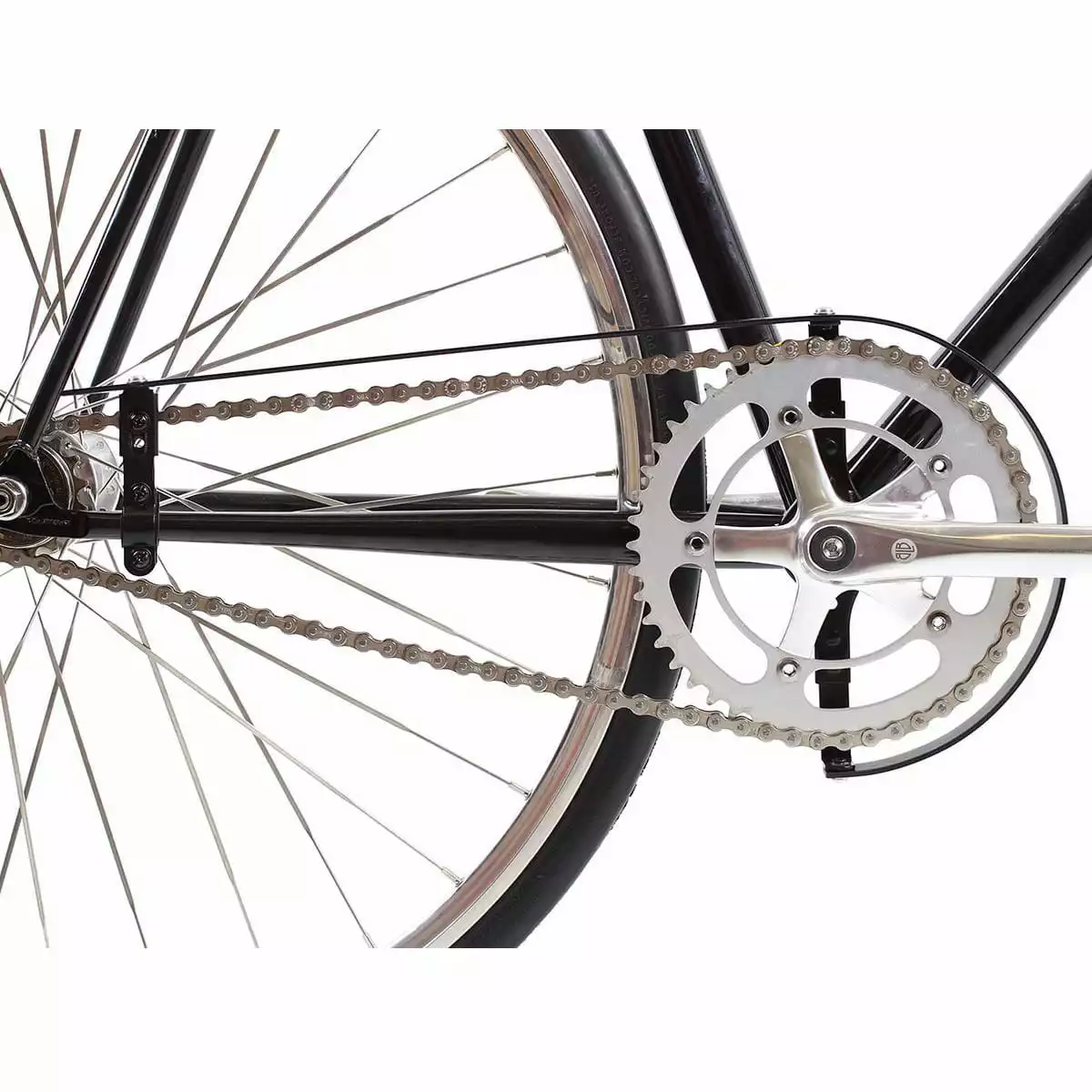 BLB Brick Lane Bikes Slimline Kettingkast - Gepolijst Zilver - Afbeelding 2