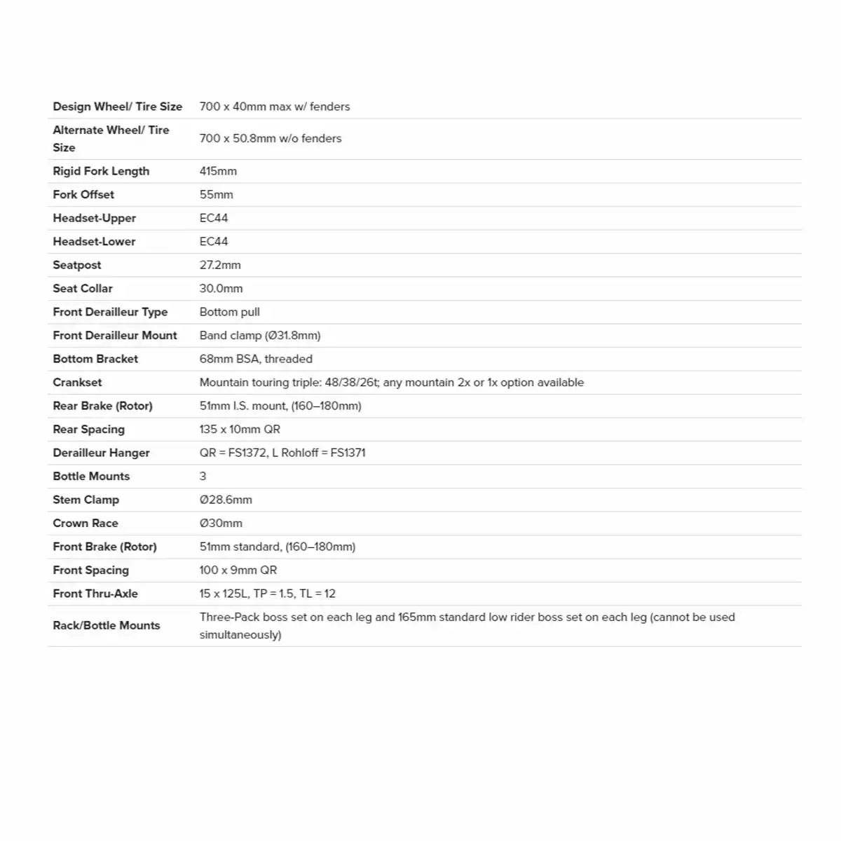 Salsa Marrakesh - Frame Kit Voor Toerfiets - Afbeelding 4