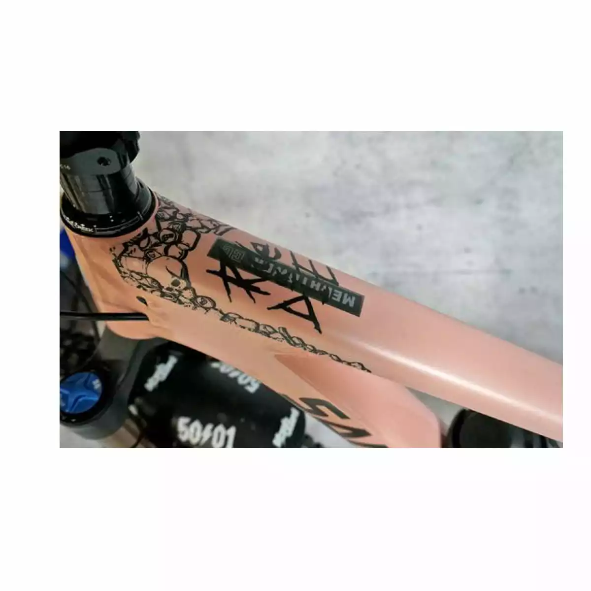 Dyedbro Frame Beschermingskit - Ride Or Die Zwart - Afbeelding 2