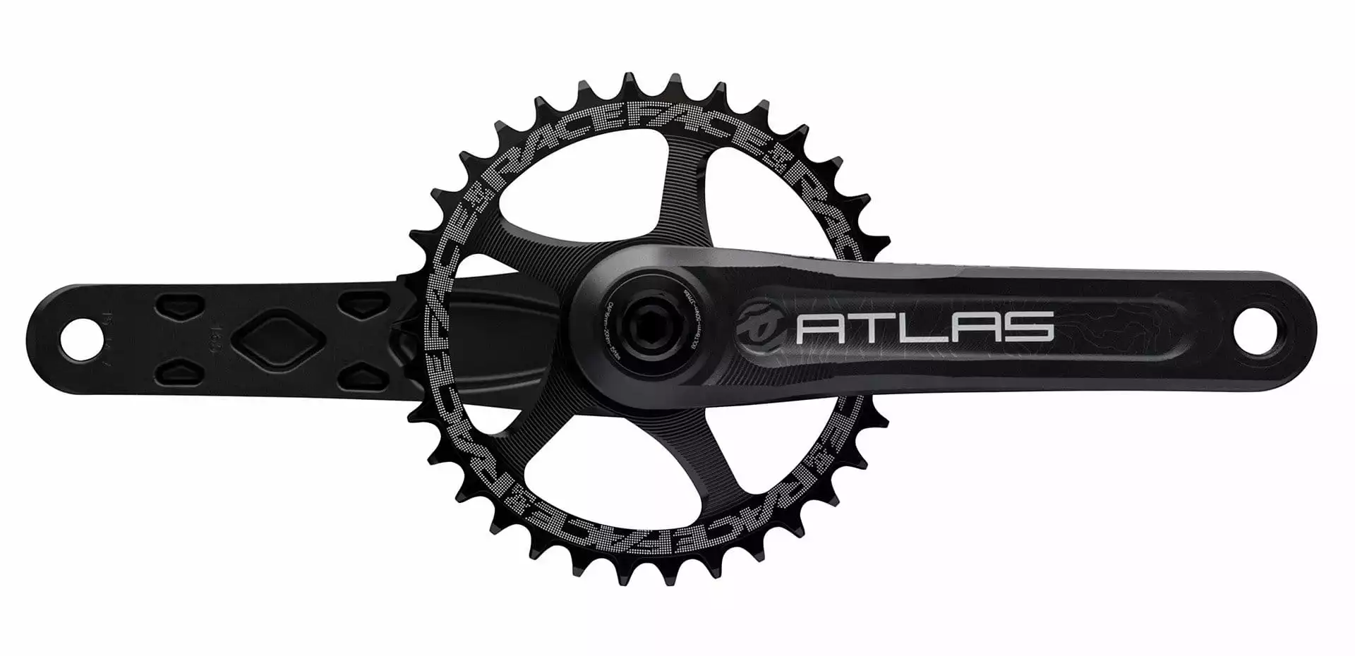 Race Face Atlas Cinch Crankarmen - Zwart