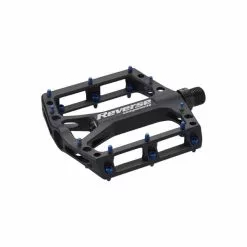 Reverse Zwarte ONE Platformpedalen - Pinnen Blauw