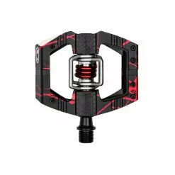 Crankbrothers Mallet Enduro LS Clipless Pedaal - Splatter Limited Edition Zwart/Rood