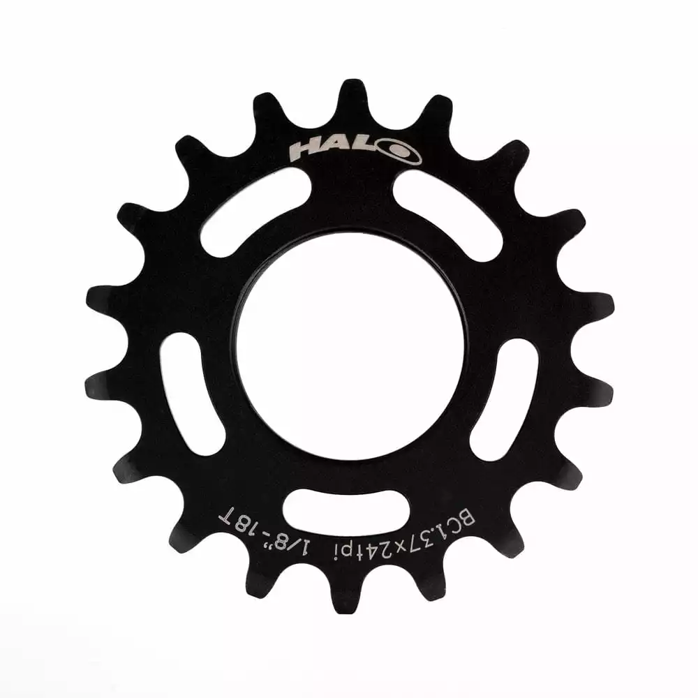 Halo Vaste Tandwielen 1/8-schroeftandwiel - Zwart