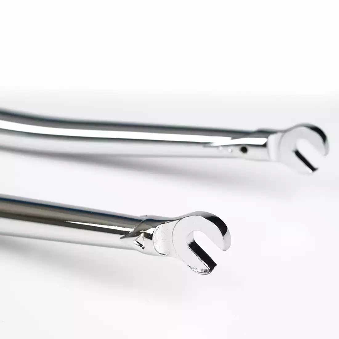 BLB Brick Lane Bikes Flat Crown Rupsvork 1 Inch Draad - Chroom - Afbeelding 3