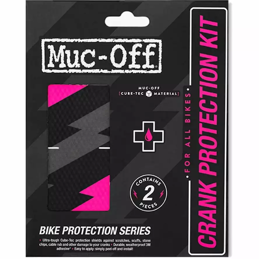 Muc-Off Crank Guard / Crank Boot - Bolt/Pink