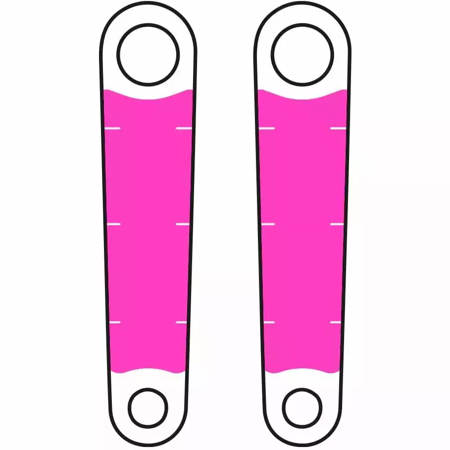 Muc-Off Crank Guard / Crank Boot - Bolt/Pink - Afbeelding 4
